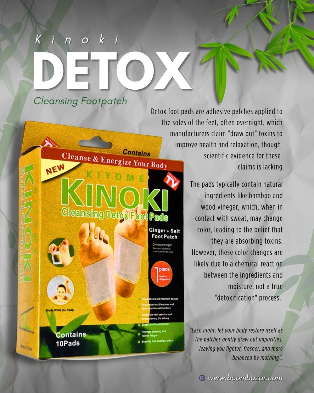 Detox Patch – Natural Cleansing for a Healthier You